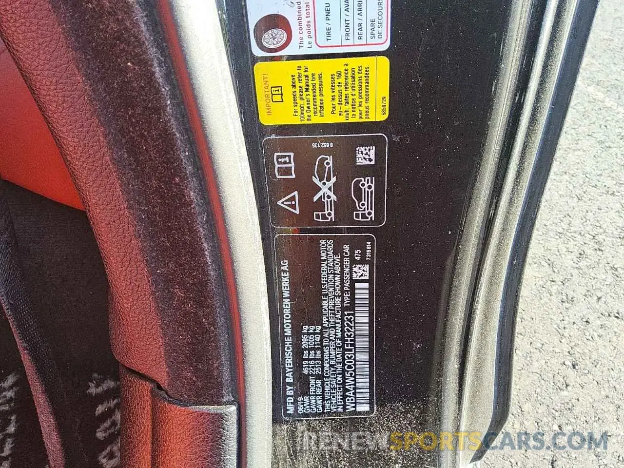 12 Photograph of a damaged car WBA4W5C03LFH32231 BMW 4 SERIES 2020