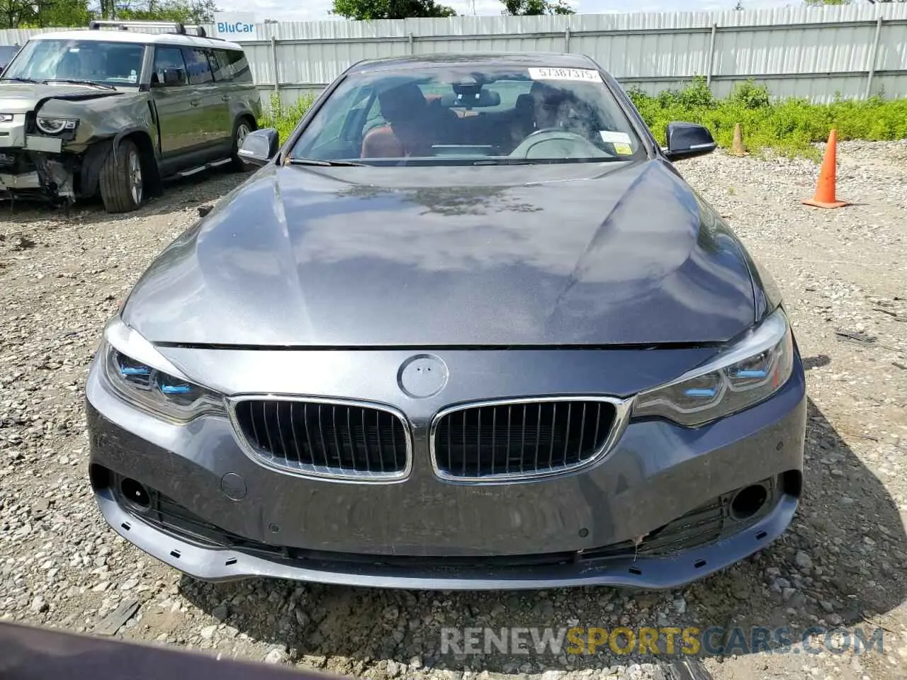 5 Photograph of a damaged car WBA4W5C05LAE51545 BMW 4 SERIES 2020