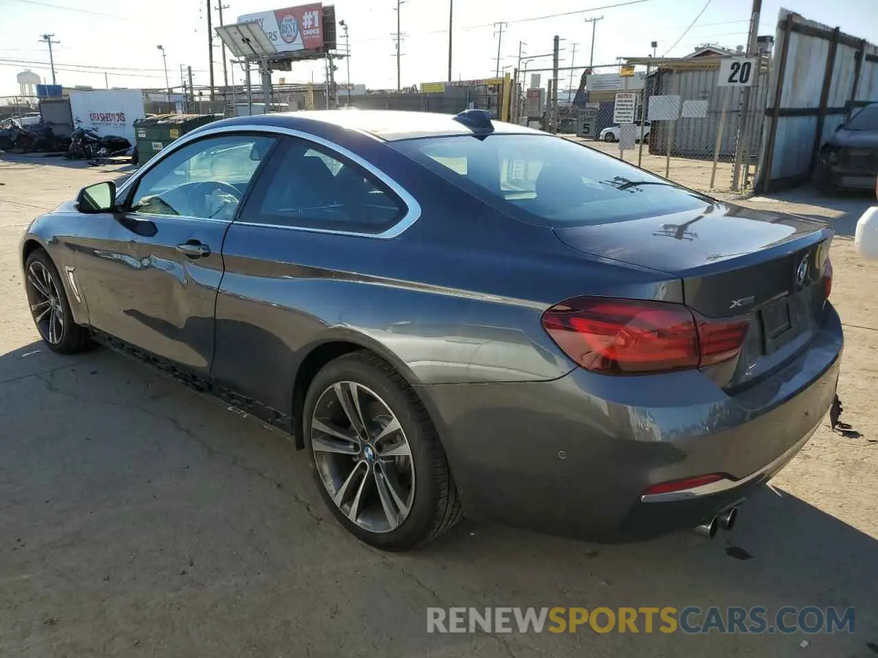 2 Photograph of a damaged car WBA4W5C07LFJ73859 BMW 4 SERIES 2020