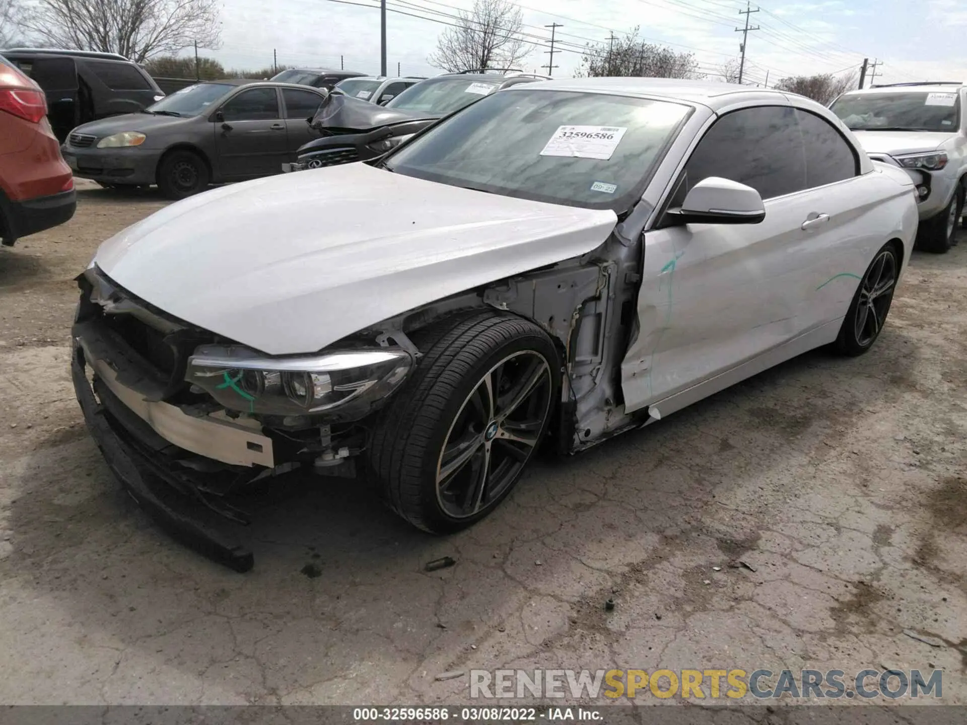 2 Фотография поврежденного автомобиля WBA4Z1C01L5N61563 BMW 4 SERIES 2020