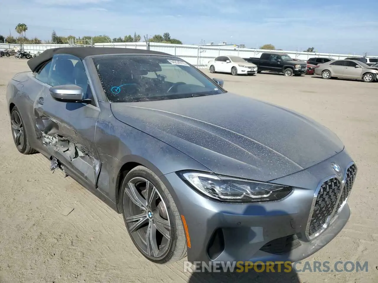 1 Photograph of a damaged car WBA23AT02MCG20936 BMW 4 SERIES 2021