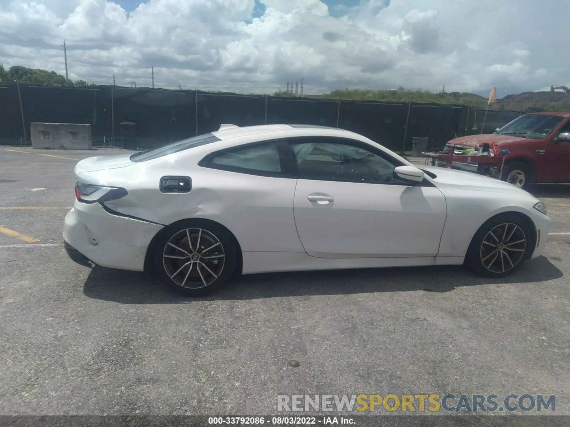 6 Фотография поврежденного автомобиля WBA53AP05MCG76781 BMW 4 SERIES 2021