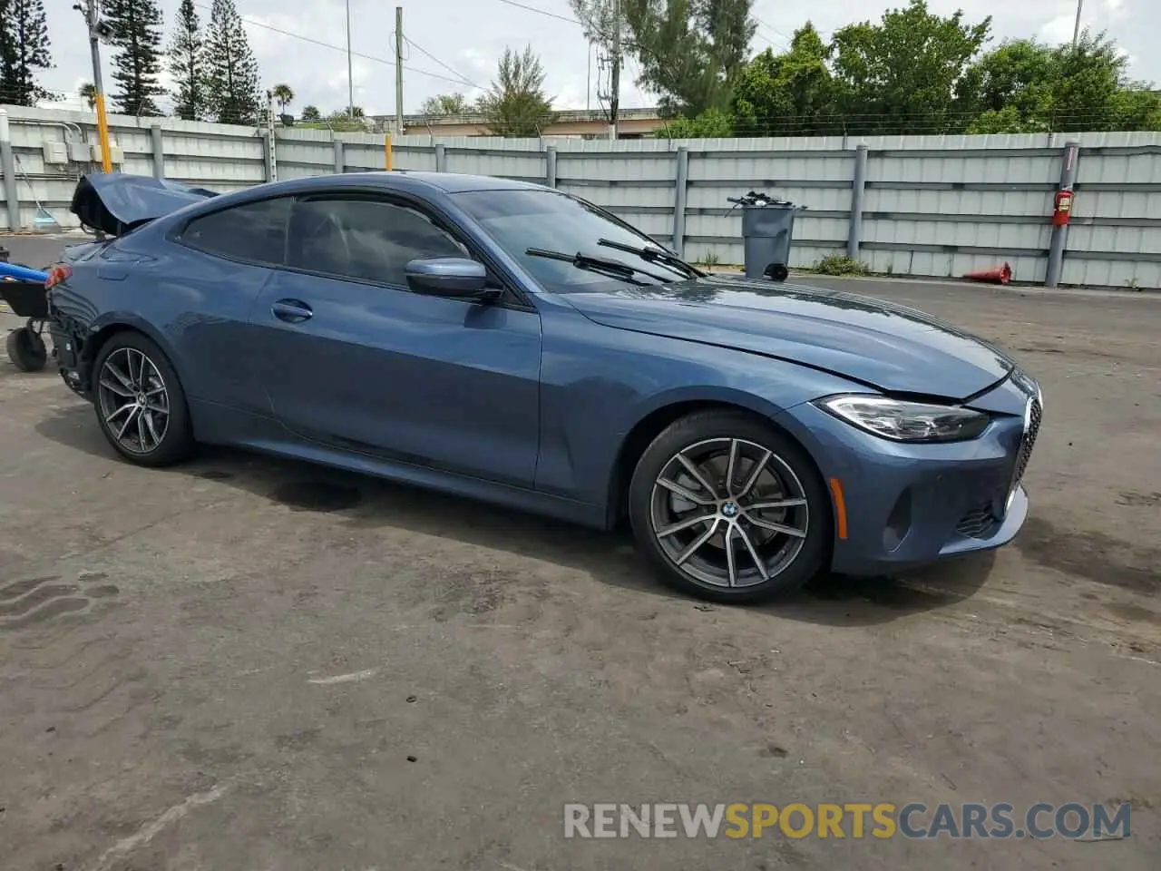 4 Фотография поврежденного автомобиля WBA53AP06MCF79573 BMW 4 SERIES 2021