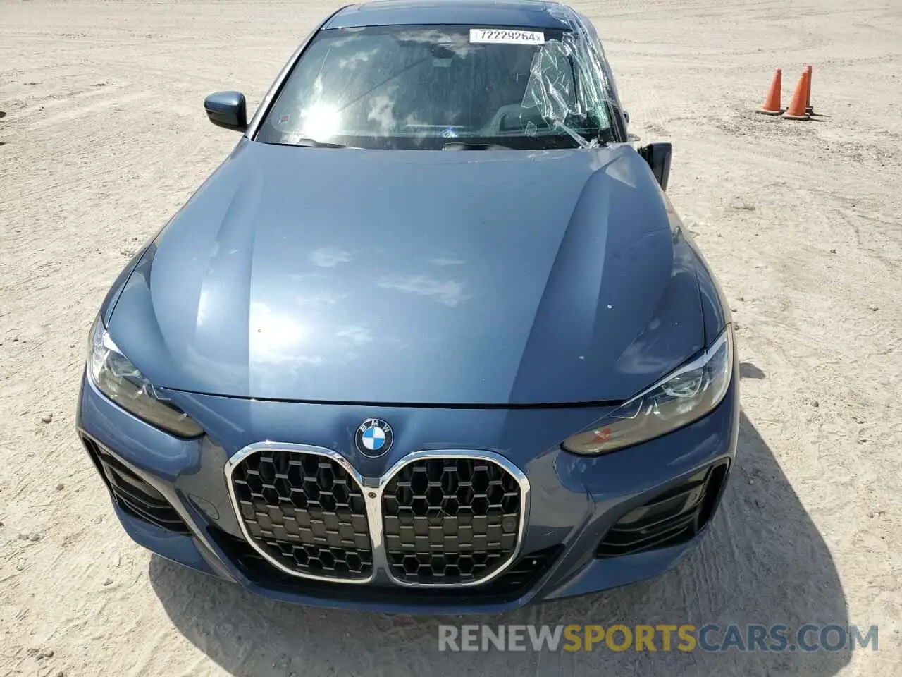 5 Фотография поврежденного автомобиля WBA53AP07MCF42936 BMW 4 SERIES 2021
