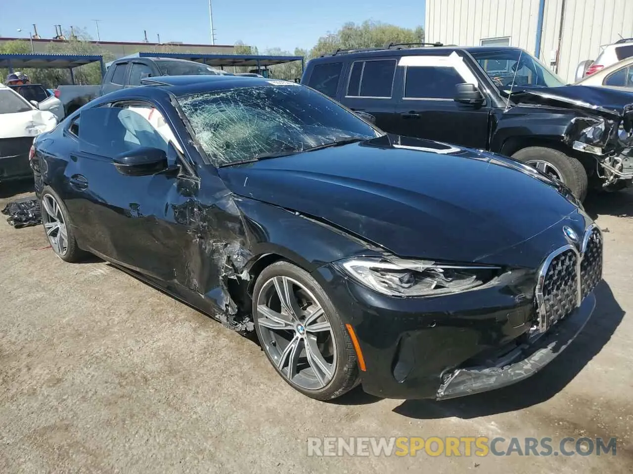 4 Photograph of a damaged car WBA53AP08MCF22209 BMW 4 SERIES 2021