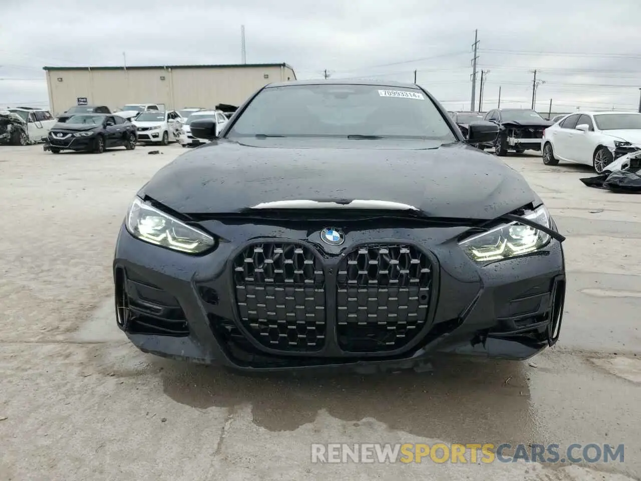 5 Фотография поврежденного автомобиля WBA53AP09MCF95380 BMW 4 SERIES 2021