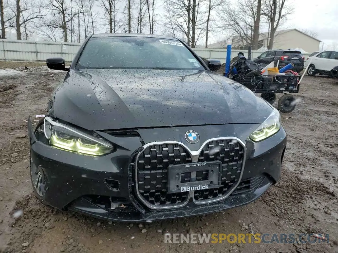 5 Фотография поврежденного автомобиля WBA73AP08MCF20694 BMW 4 SERIES 2021