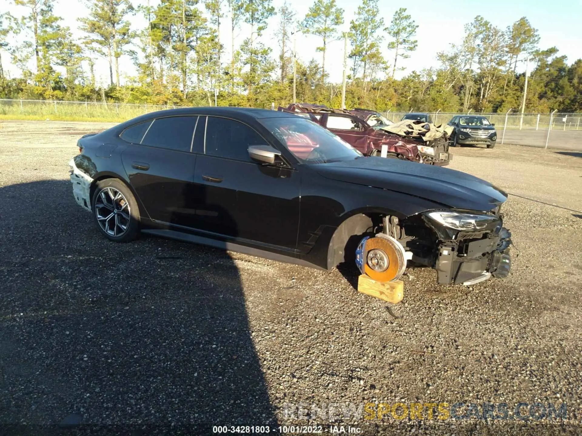 1 Photograph of a damaged car WBA13AW00NFL99549 BMW 4 SERIES 2022