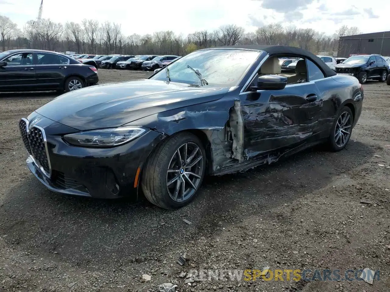 1 Photograph of a damaged car WBA23AT02NCH83569 BMW 4 SERIES 2022