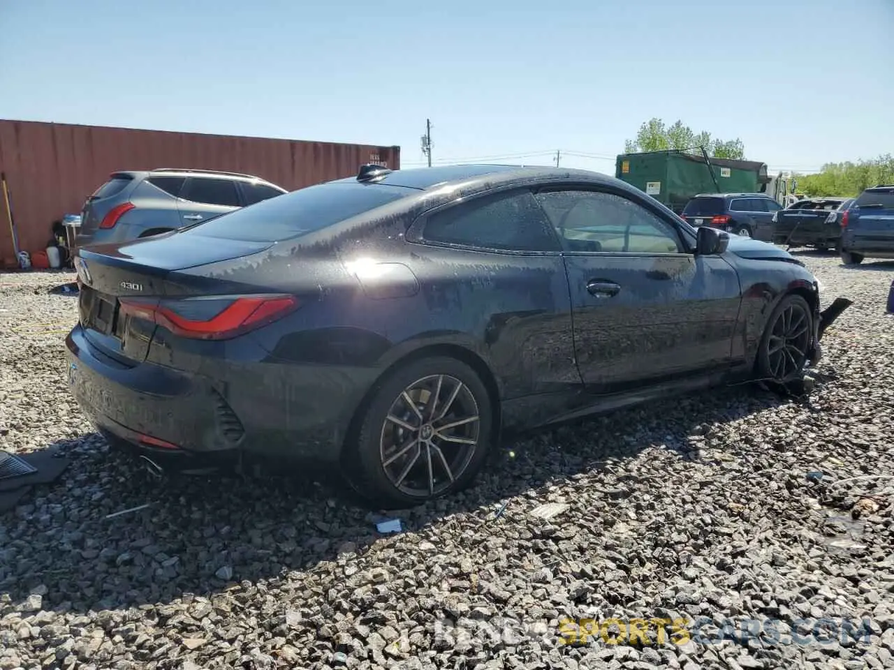 3 Фотография поврежденного автомобиля WBA53AP07NCJ14475 BMW 4 SERIES 2022