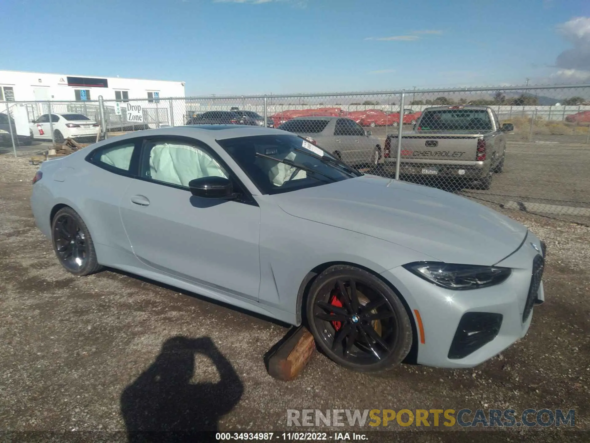 1 Photograph of a damaged car WBA53AP09NCK98298 BMW 4 SERIES 2022