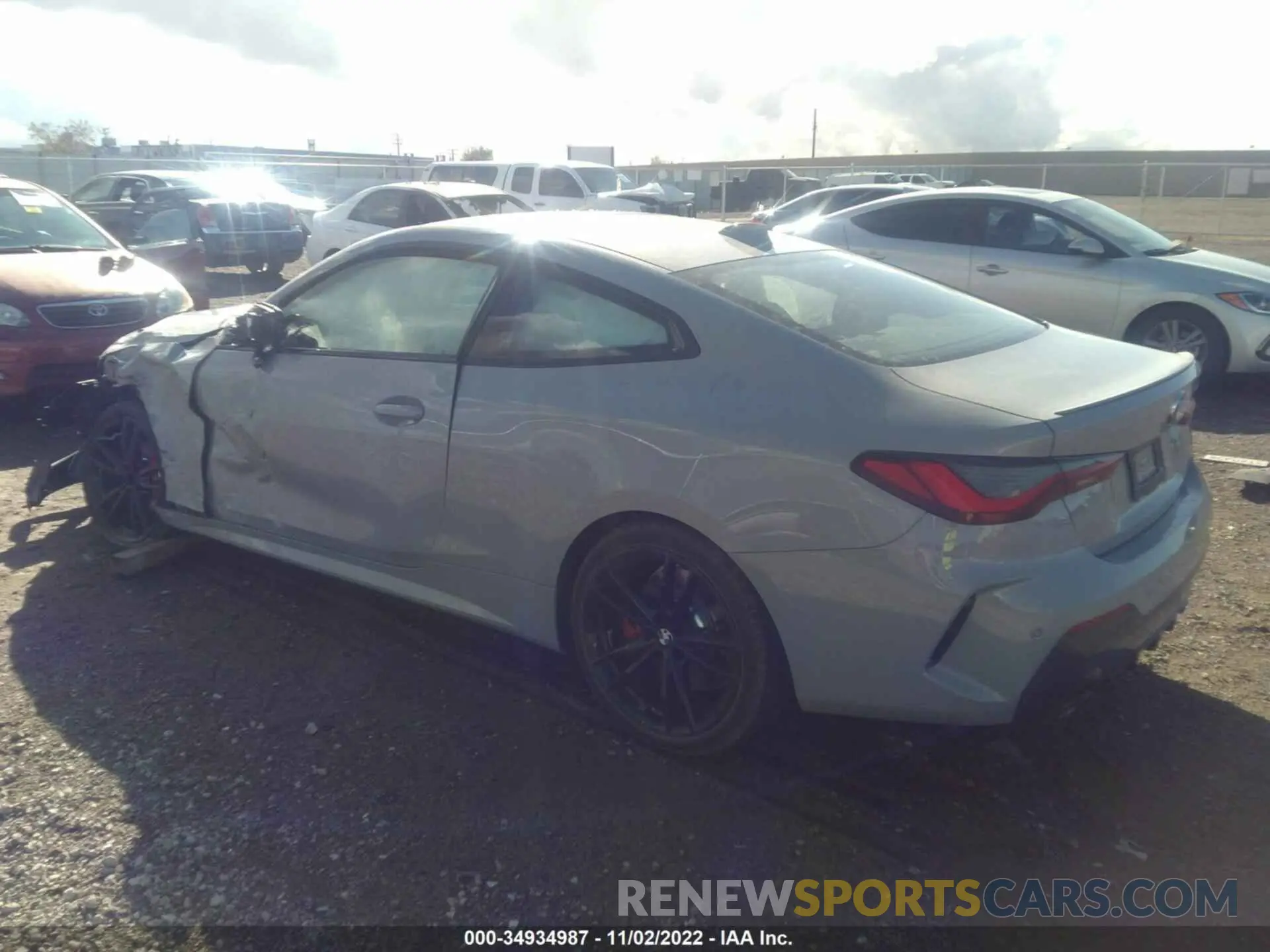 3 Photograph of a damaged car WBA53AP09NCK98298 BMW 4 SERIES 2022