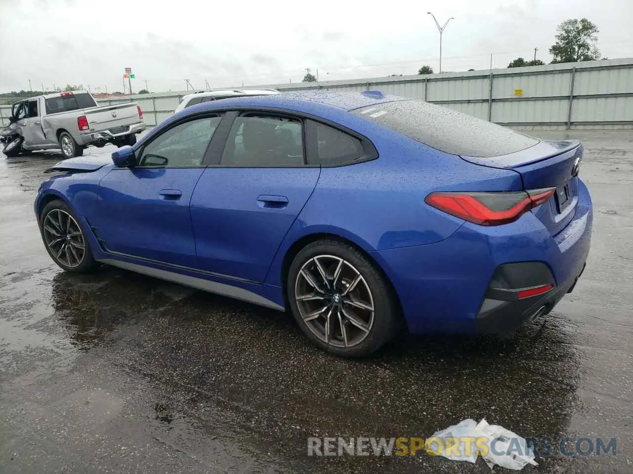 2 Фотография поврежденного автомобиля WBA63AV01NFL98112 BMW 4 SERIES 2022
