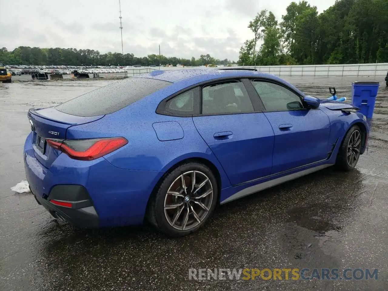 3 Фотография поврежденного автомобиля WBA63AV01NFL98112 BMW 4 SERIES 2022