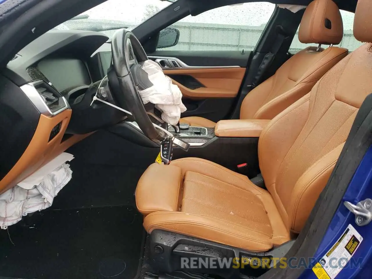 7 Фотография поврежденного автомобиля WBA63AV01NFL98112 BMW 4 SERIES 2022