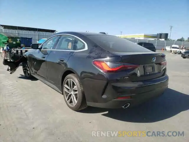 3 Фотография поврежденного автомобиля WBA63AV01NFM11506 BMW 4 SERIES 2022