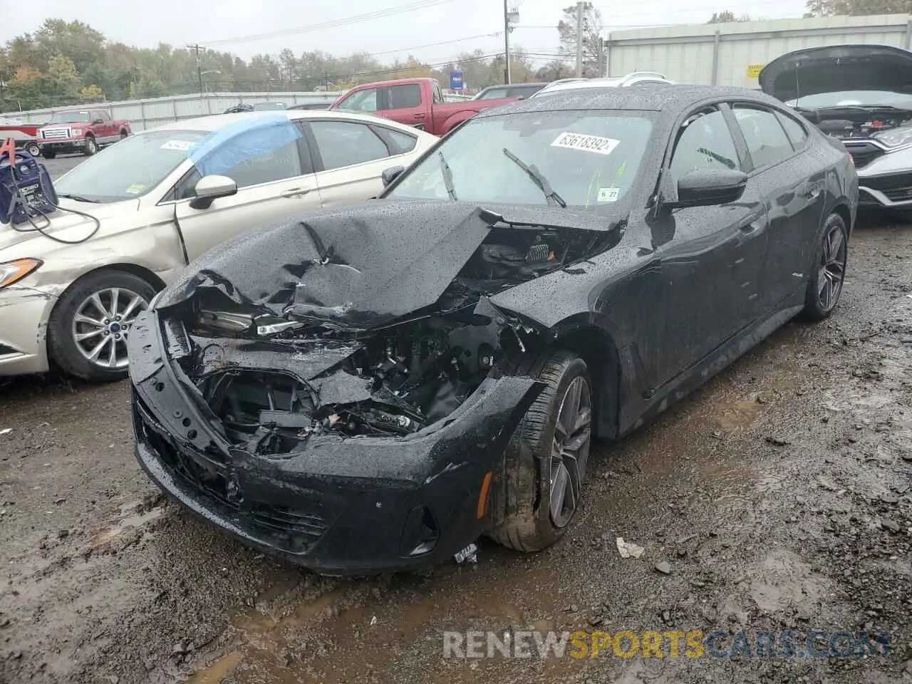 2 Фотография поврежденного автомобиля WBA63AV06NFM10786 BMW 4 SERIES 2022