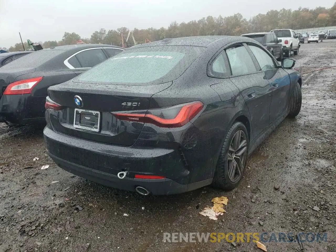 4 Фотография поврежденного автомобиля WBA63AV06NFM10786 BMW 4 SERIES 2022