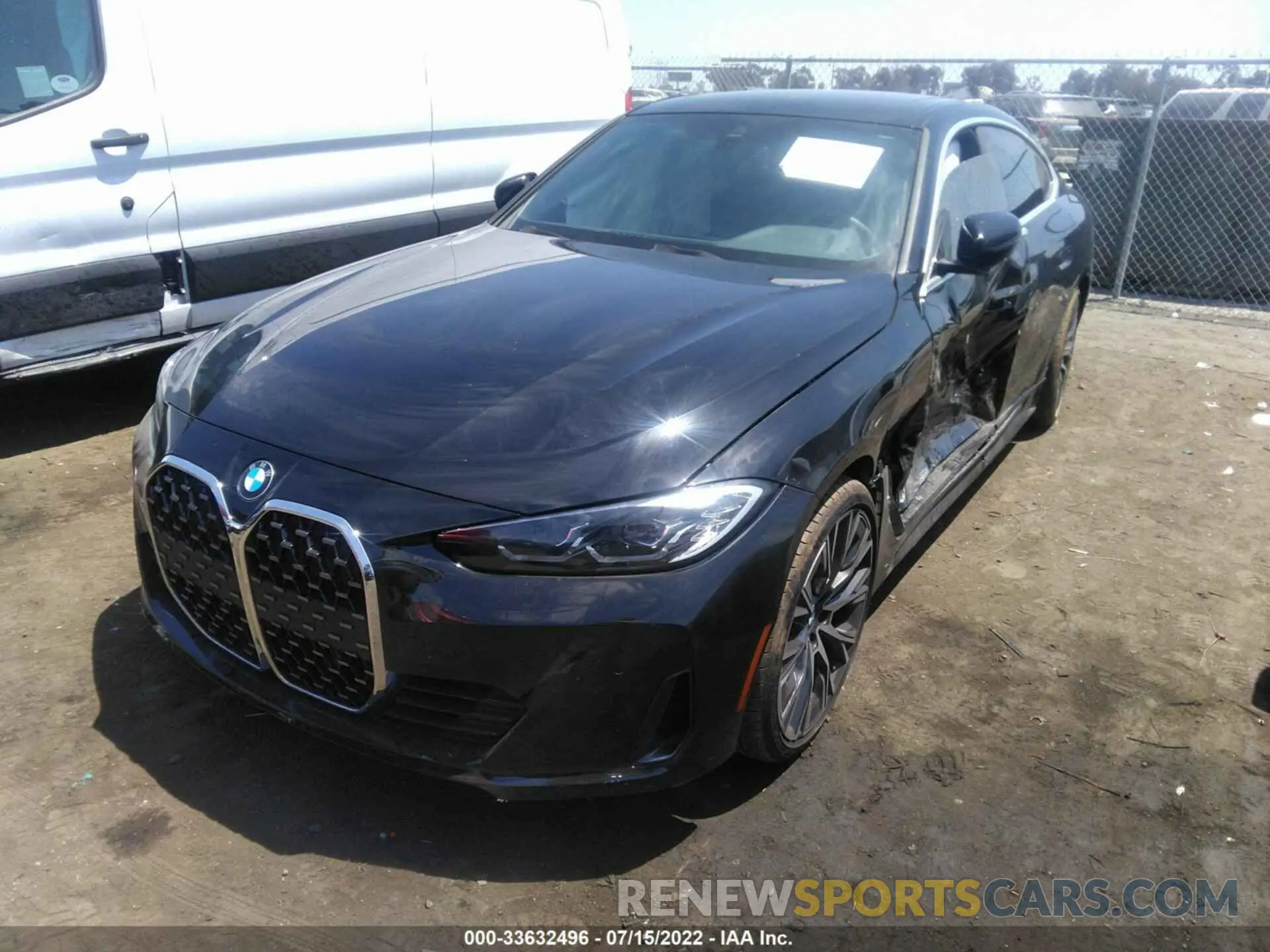 2 Photograph of a damaged car WBA63AV06NFM10867 BMW 4 SERIES 2022