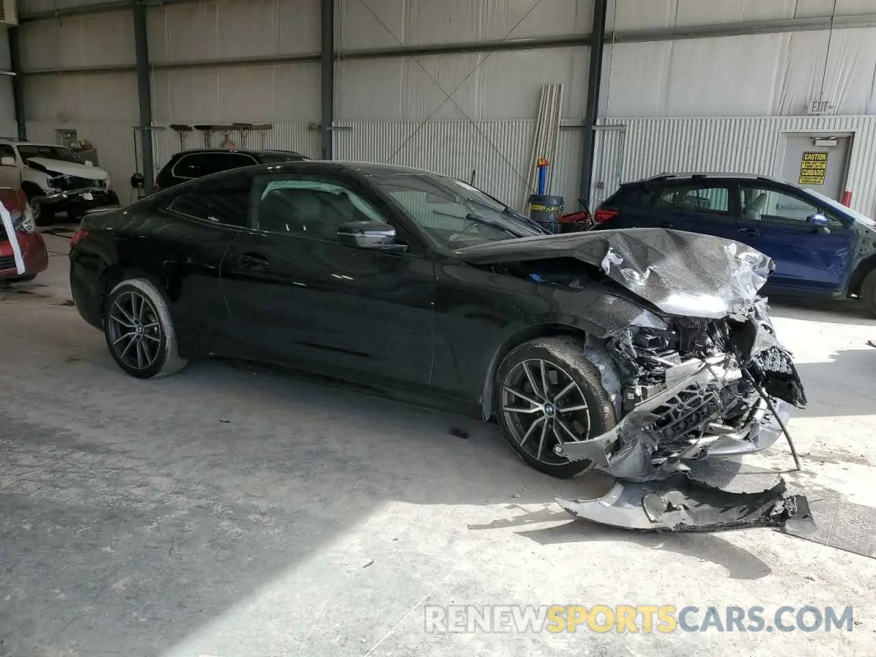 4 Фотография поврежденного автомобиля WBA73AP06NCH67486 BMW 4 SERIES 2022