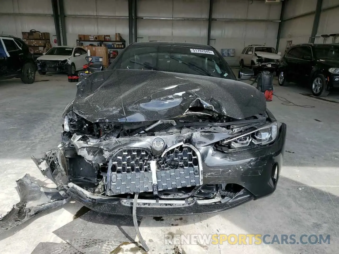 5 Фотография поврежденного автомобиля WBA73AP06NCH67486 BMW 4 SERIES 2022