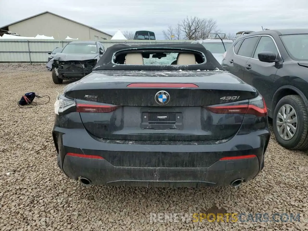 6 Фотография поврежденного автомобиля WBA43AT08PCM90476 BMW 4 SERIES 2023
