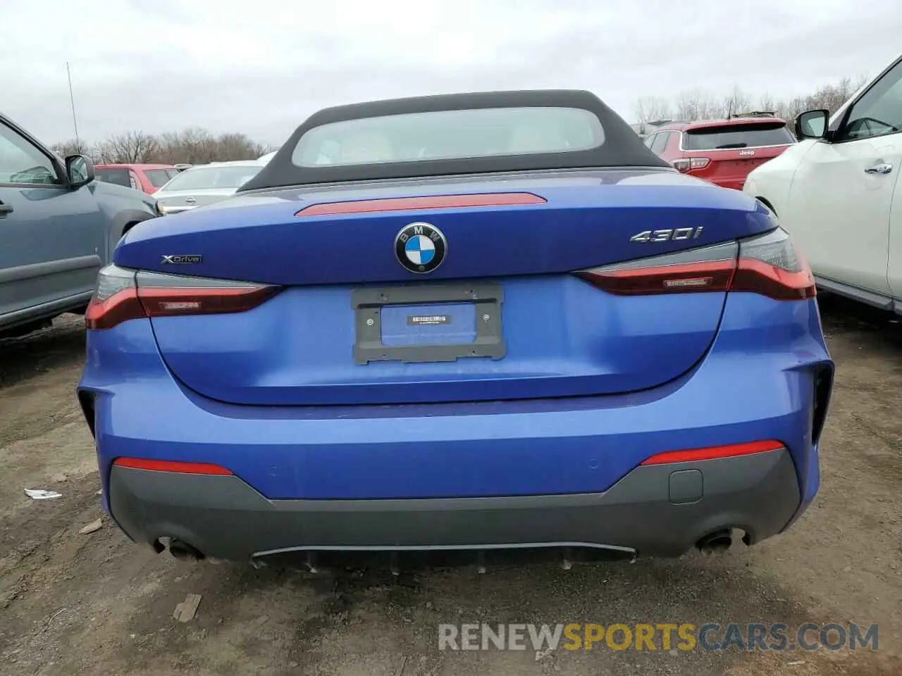 6 Фотография поврежденного автомобиля WBA43AT09PCM21604 BMW 4 SERIES 2023