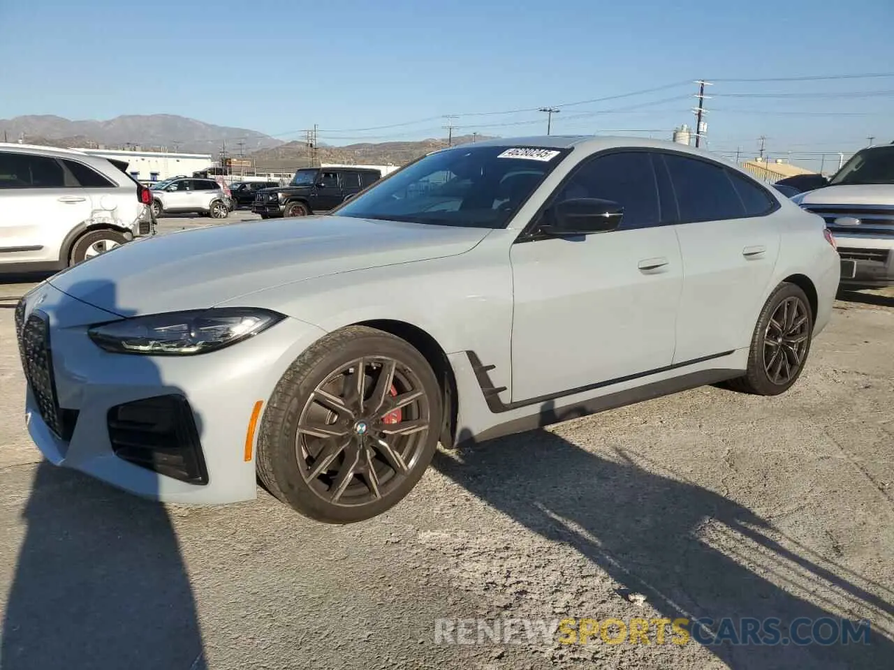 1 Photograph of a damaged car WBA63AV07PFN44077 BMW 4 SERIES 2023