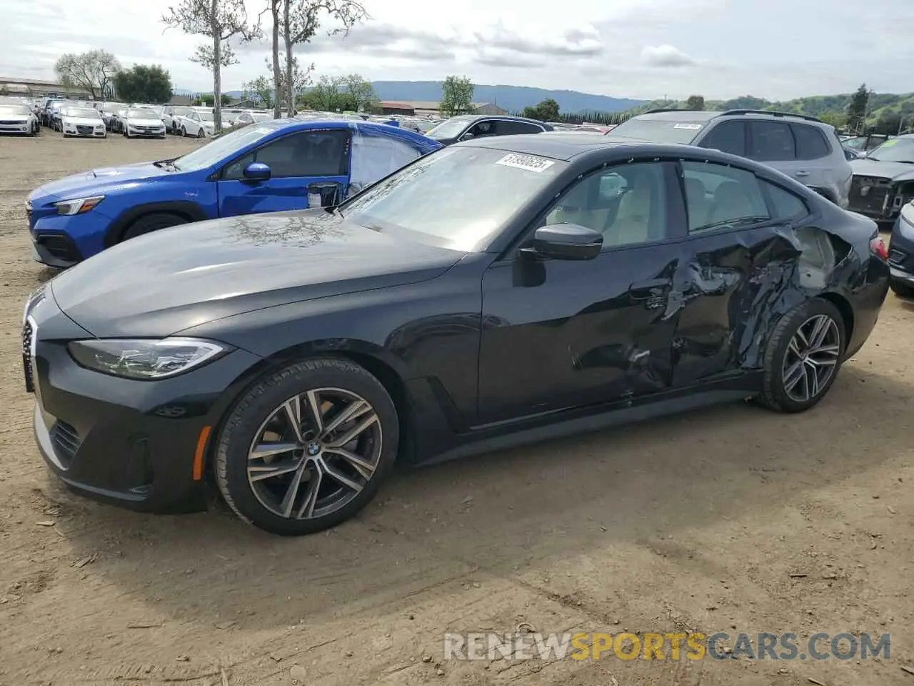 1 Photograph of a damaged car WBA63AV07PFP51231 BMW 4 SERIES 2023