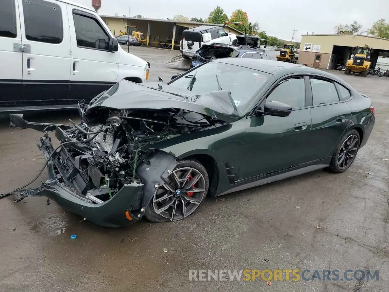 1 Photograph of a damaged car WBA73AV06PFP16975 BMW 4 SERIES 2023