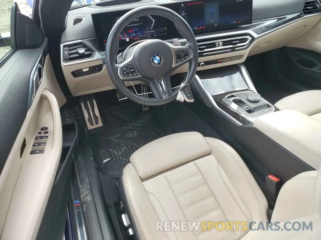 8 Фотография поврежденного автомобиля WBA43AT09RCP00263 BMW 4 SERIES 2024