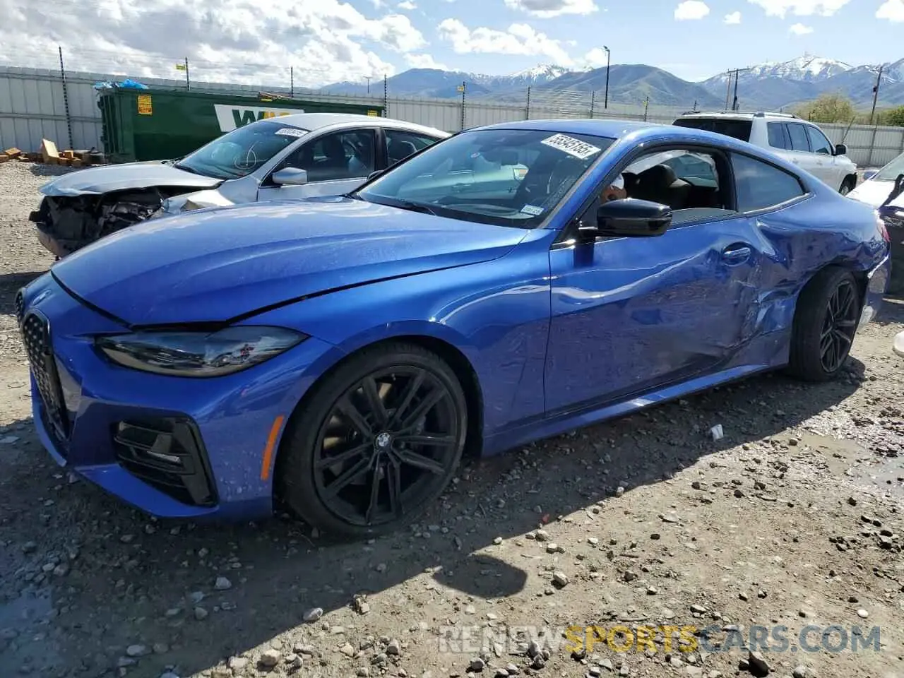 1 Photograph of a damaged car WBA53AP07RCP09929 BMW 4 SERIES 2024