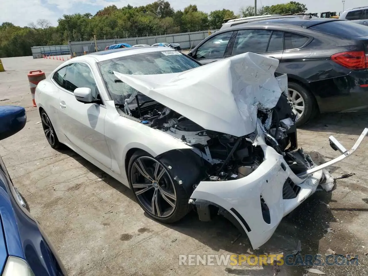 4 Photograph of a damaged car WBA53AP08RCP48531 BMW 4 SERIES 2024