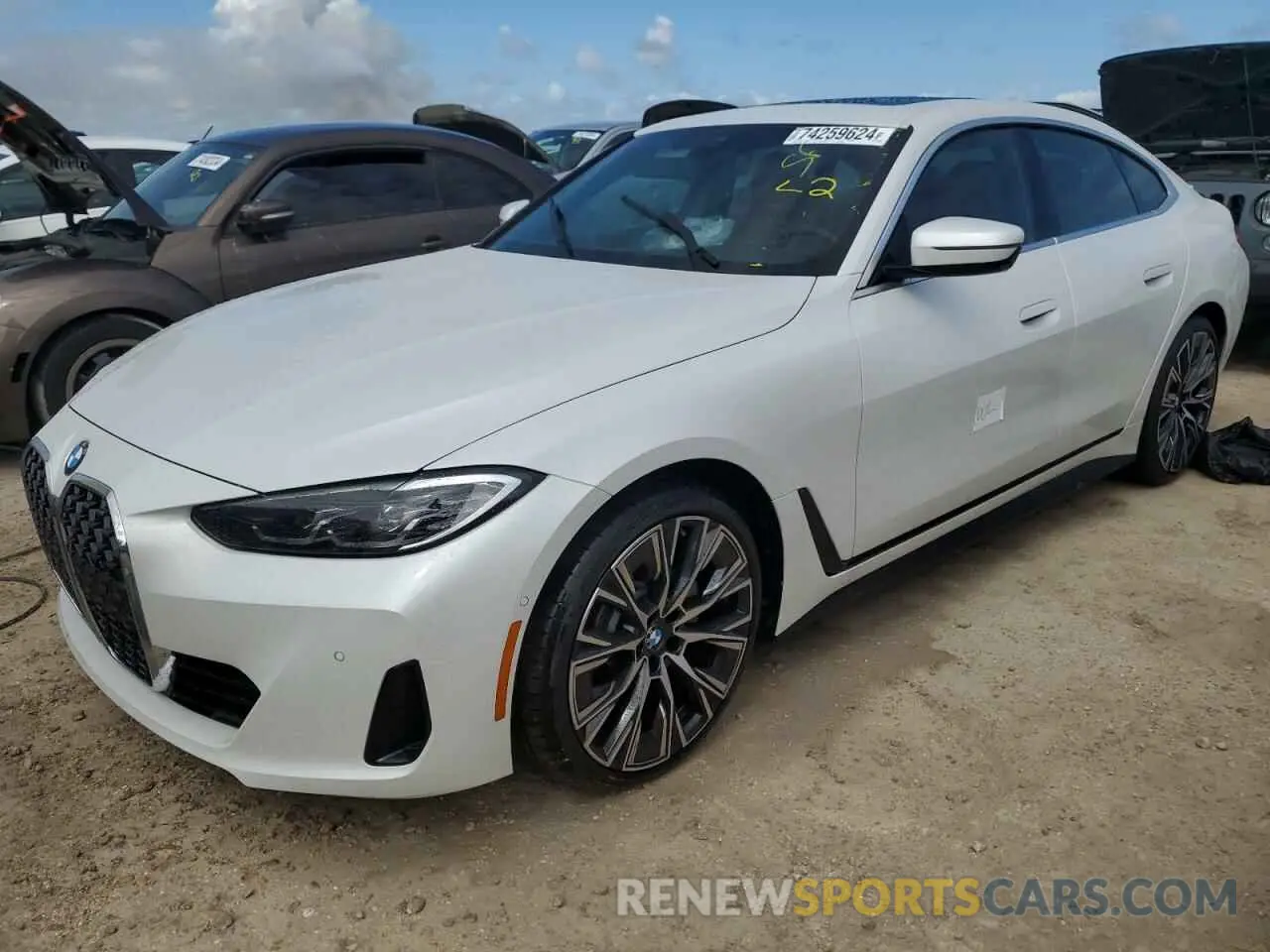 1 Photograph of a damaged car WBA63AV00RFS30435 BMW 4 SERIES 2024