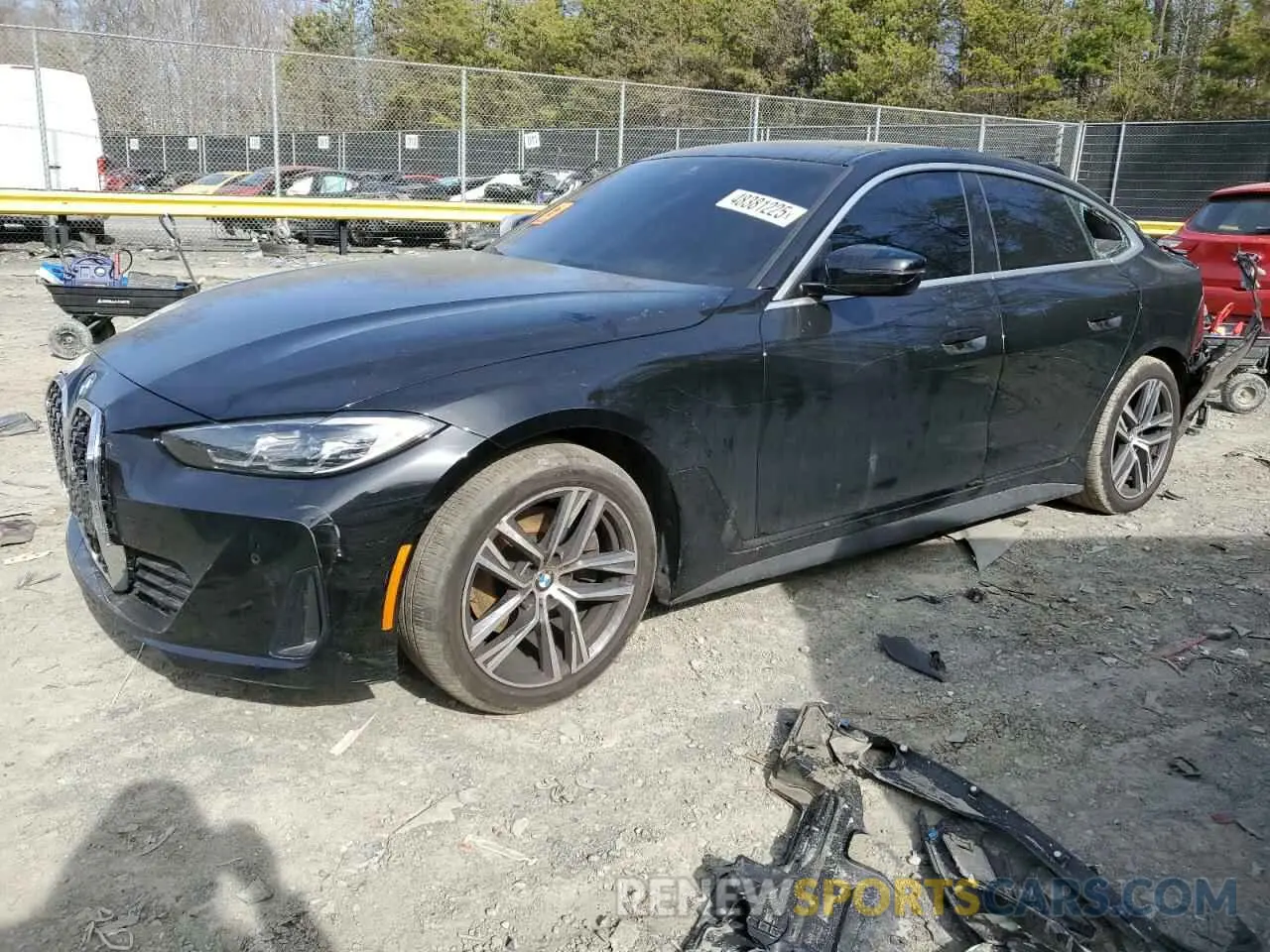 1 Photograph of a damaged car WBA73AV01RFP69182 BMW 4 SERIES 2024
