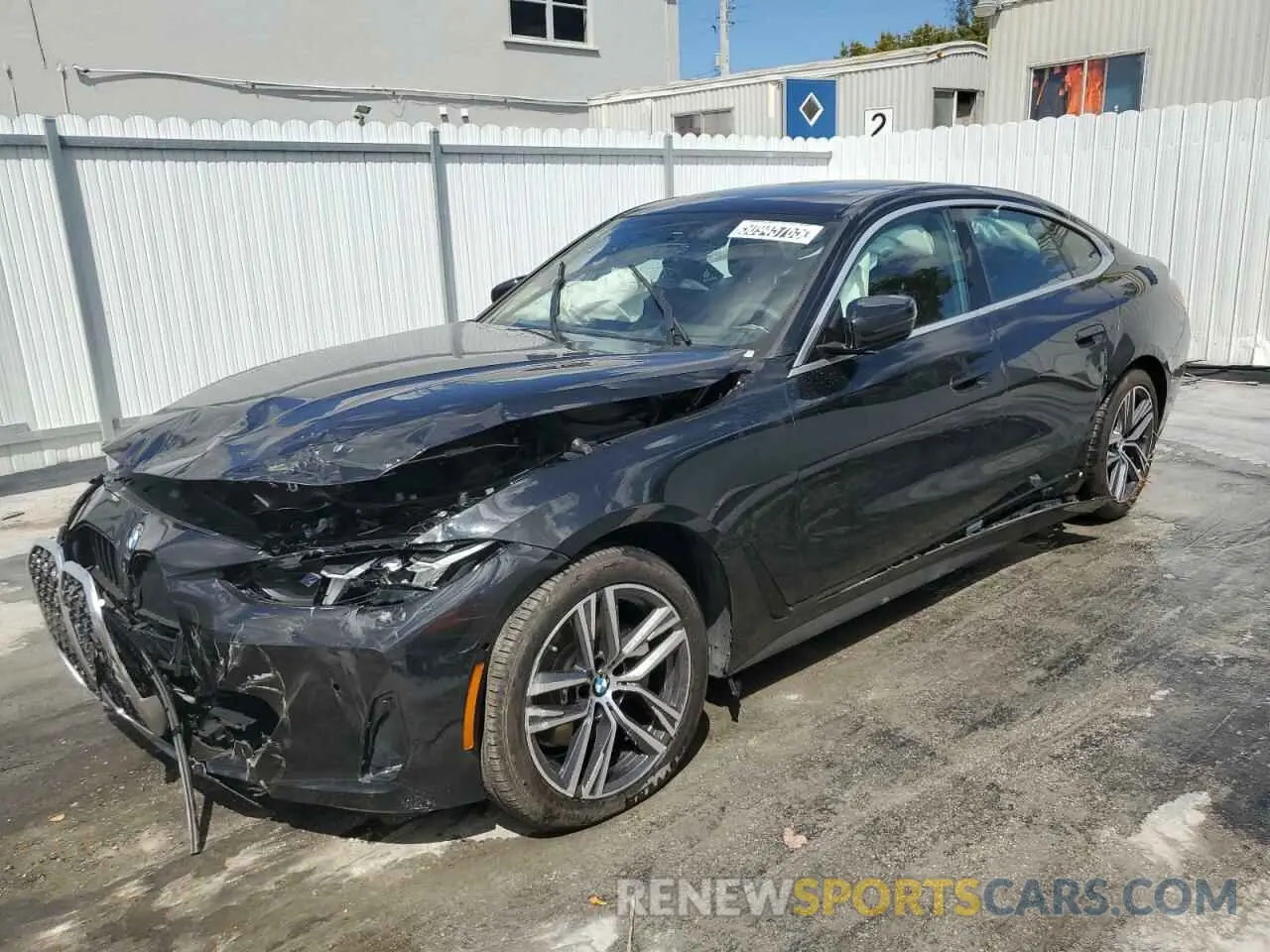 1 Photograph of a damaged car WBA23FB07SFT88521 BMW 4 SERIES 2025