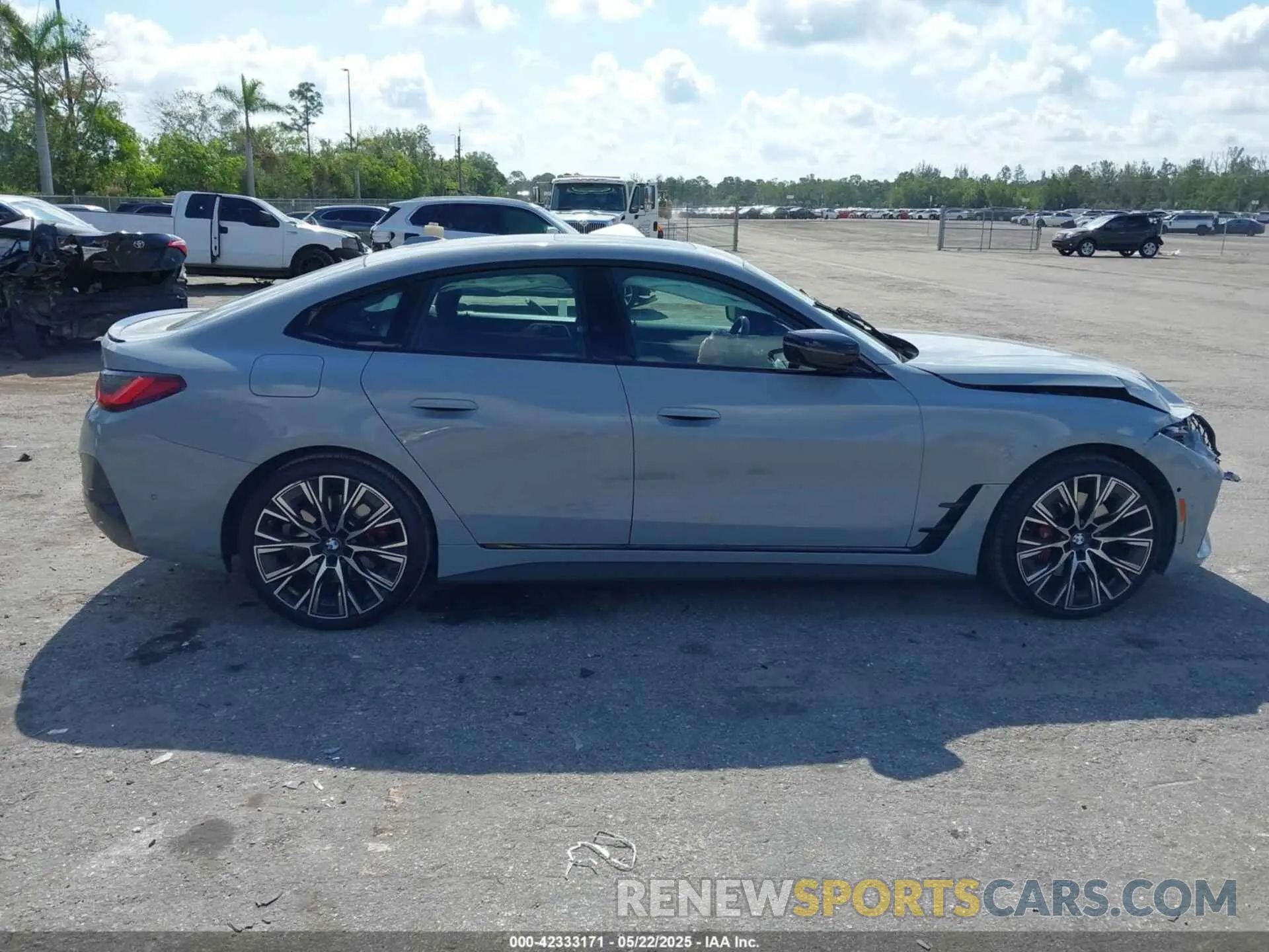 13 Фотография поврежденного автомобиля WBA63AV00RFS05812 BMW 4 SERIES GRAN COUPE 2024