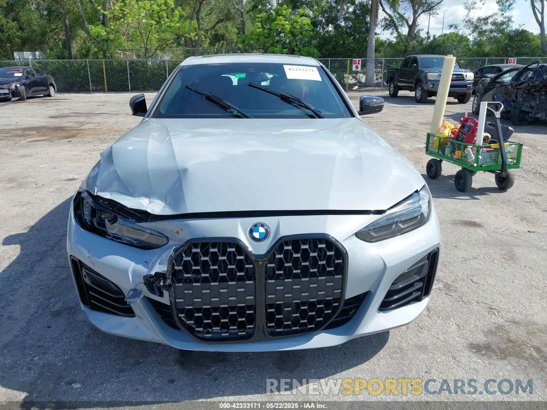 6 Фотография поврежденного автомобиля WBA63AV00RFS05812 BMW 4 SERIES GRAN COUPE 2024