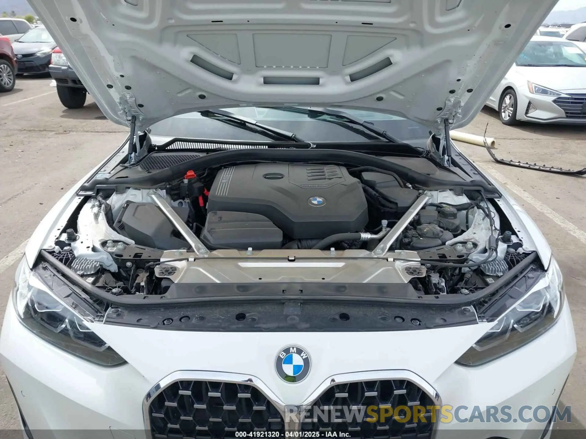 10 Photograph of a damaged car WBA63AV06RFR42142 BMW 4 SERIES GRAN COUPE 2024