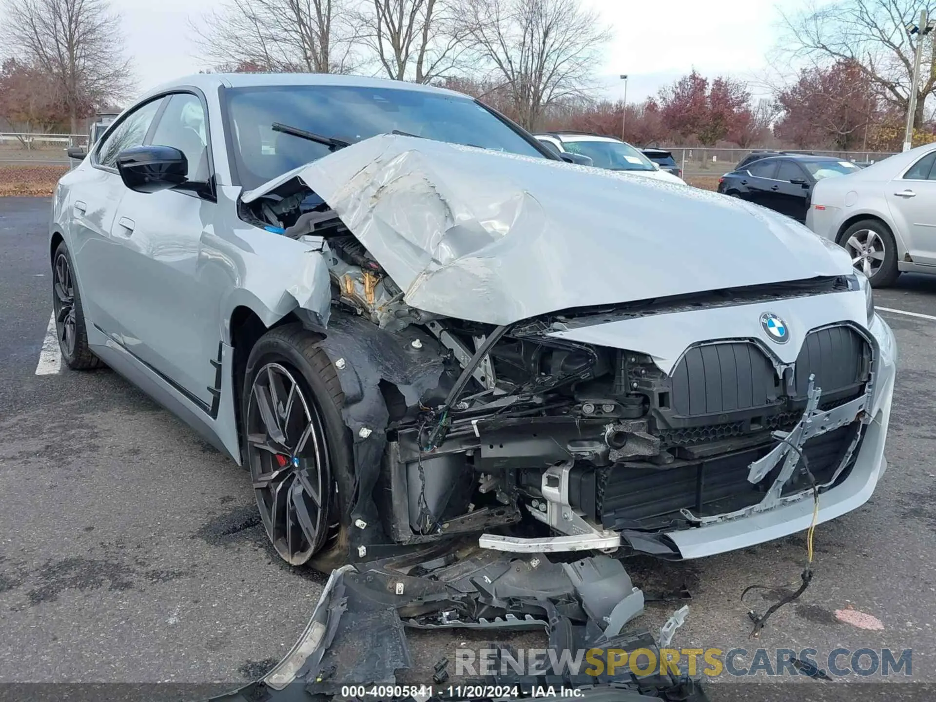 1 Photograph of a damaged car WBA73AV04RFR16787 BMW 4 SERIES GRAN COUPE 2024