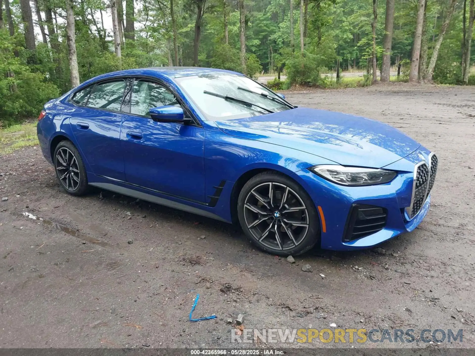 1 Photograph of a damaged car WBA73AV07RFR14399 BMW 4 SERIES GRAN COUPE 2024