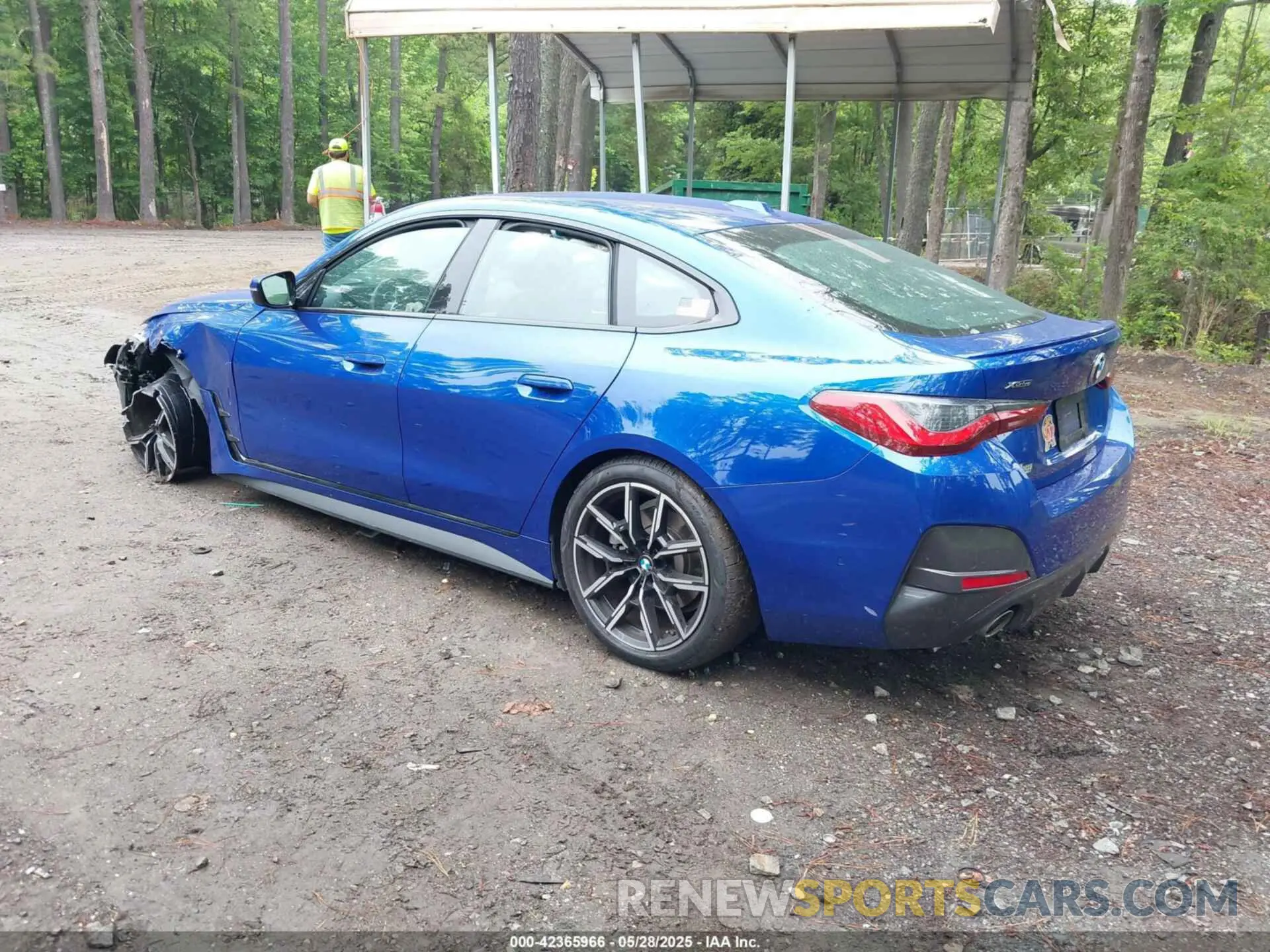 3 Photograph of a damaged car WBA73AV07RFR14399 BMW 4 SERIES GRAN COUPE 2024