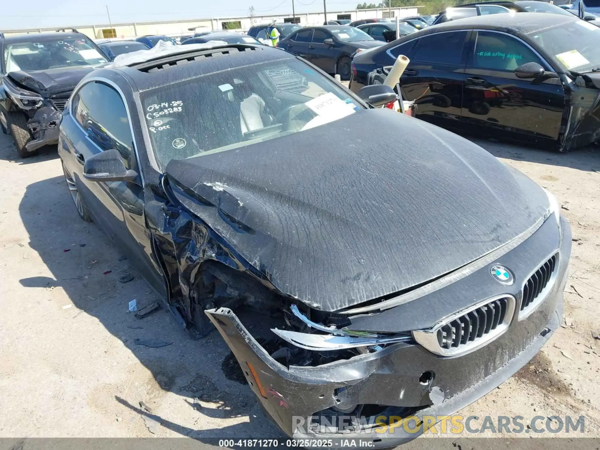 6 Photograph of a damaged car WBA4W3C51KAG91397 BMW 430I 2019