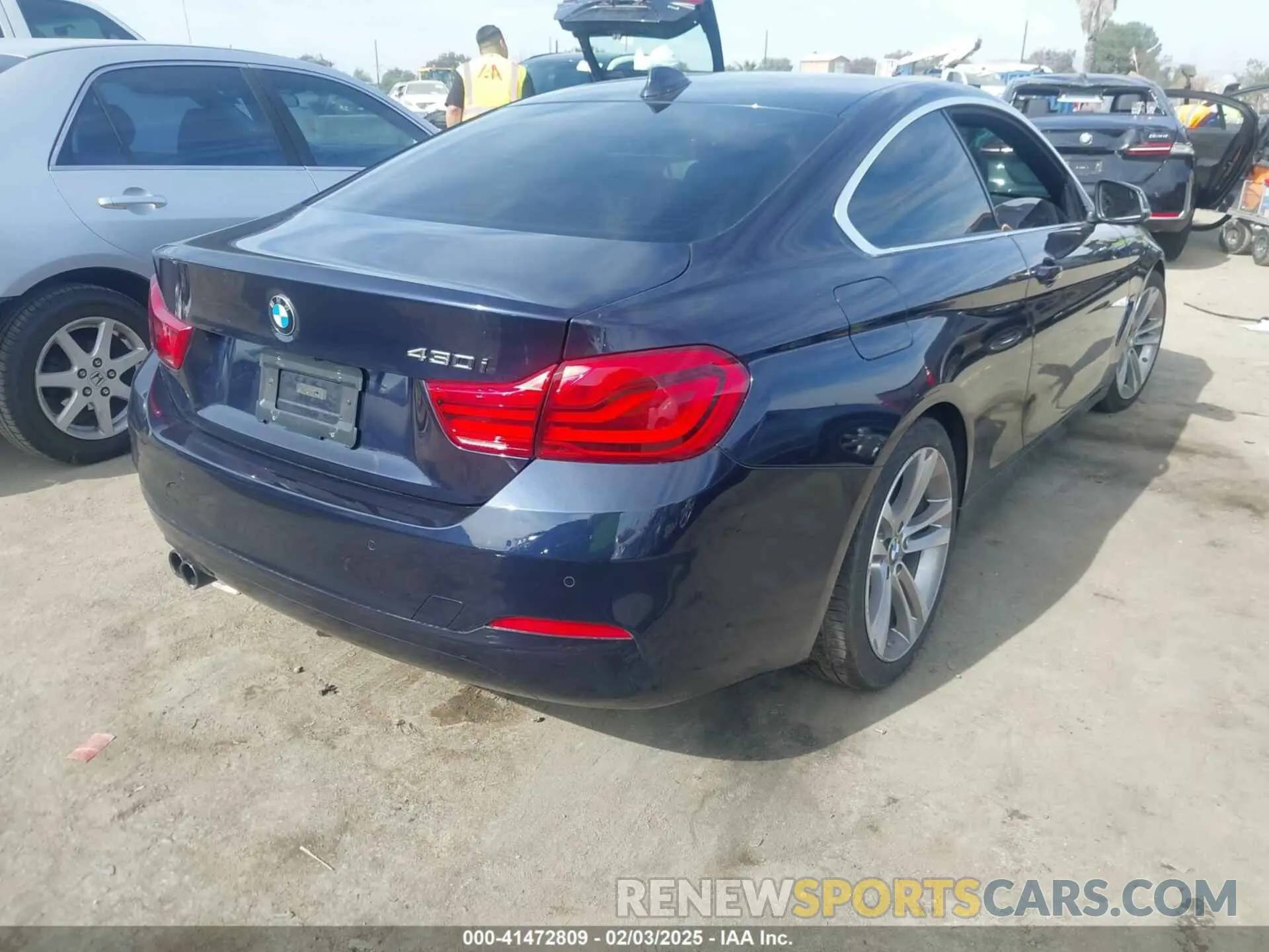 4 Фотография поврежденного автомобиля WBA4W3C52KAF92233 BMW 430I 2019