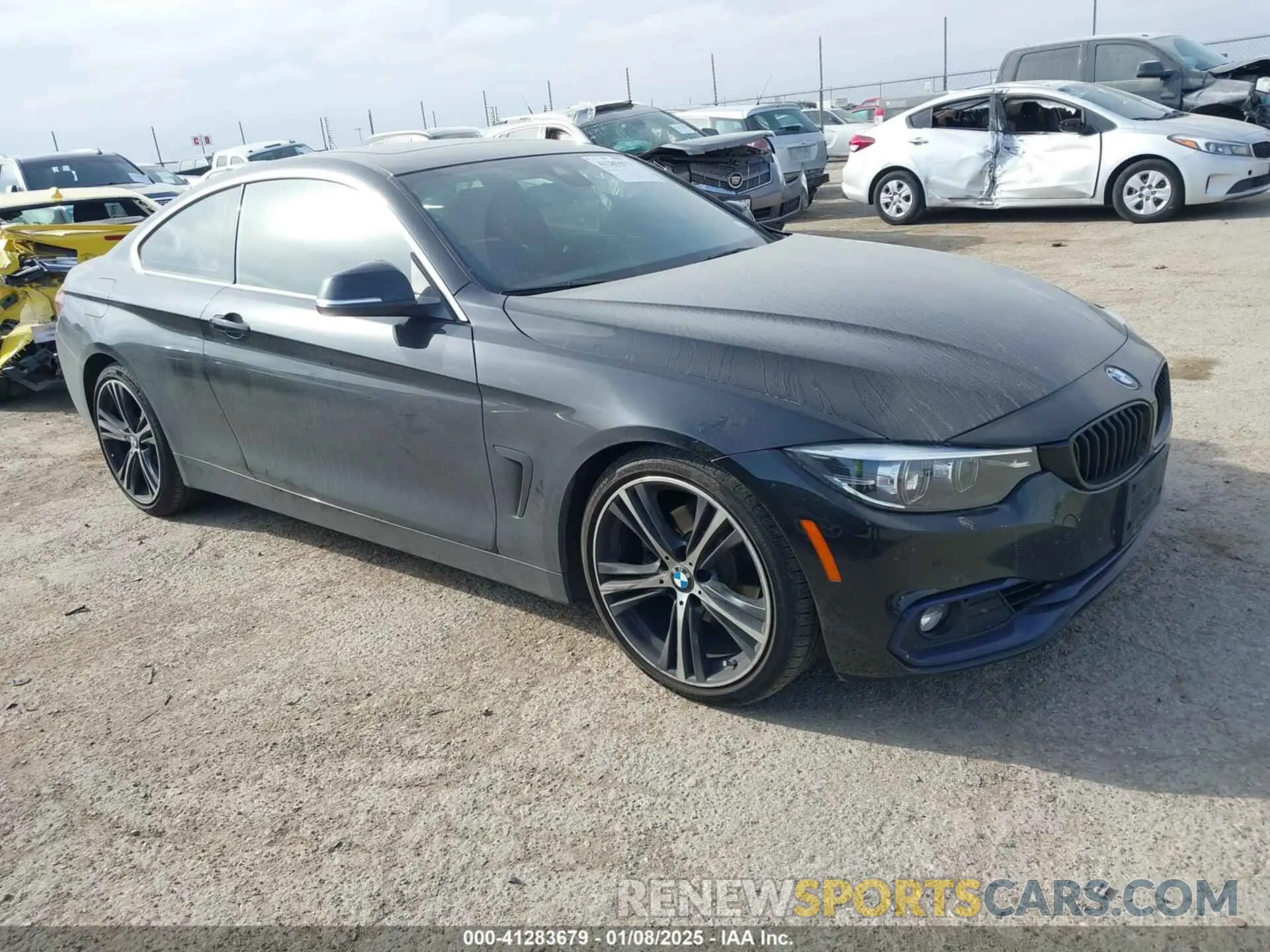 1 Photograph of a damaged car WBA4W3C00LAG91526 BMW 430I 2020