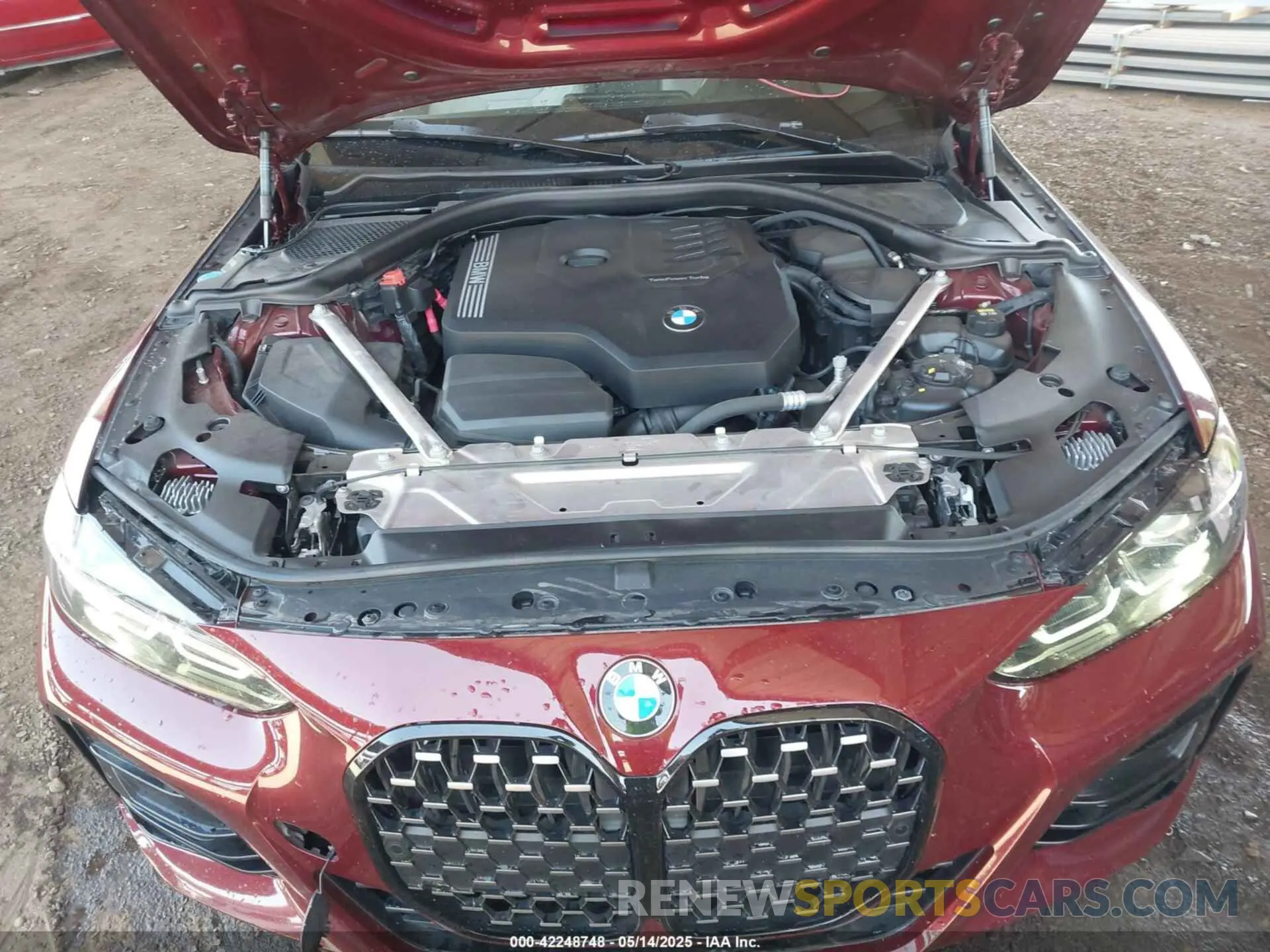 10 Фотография поврежденного автомобиля WBA53AP01NCJ55743 BMW 430I 2022