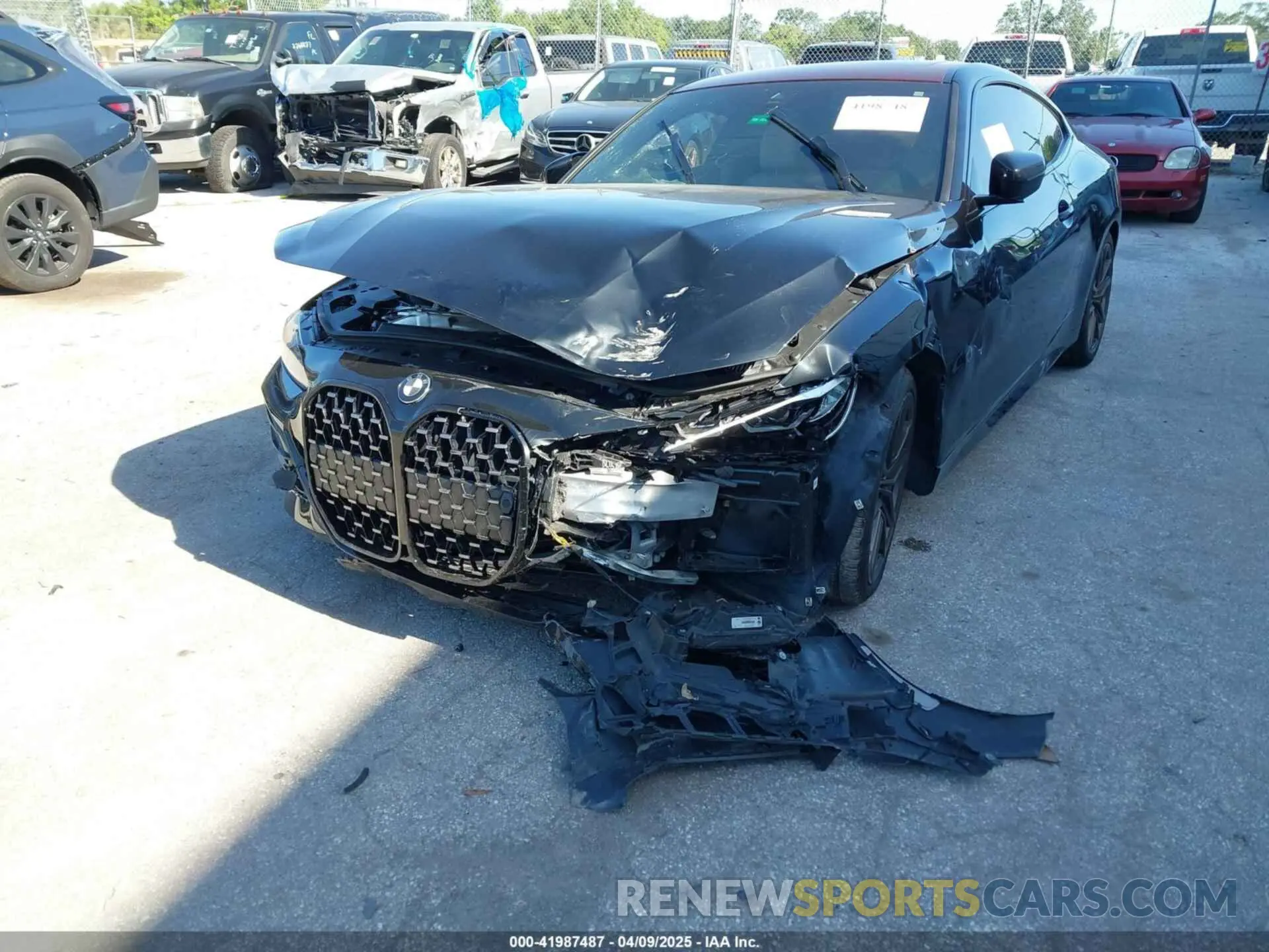6 Фотография поврежденного автомобиля WBA73AP01NCH97897 BMW 430I 2022