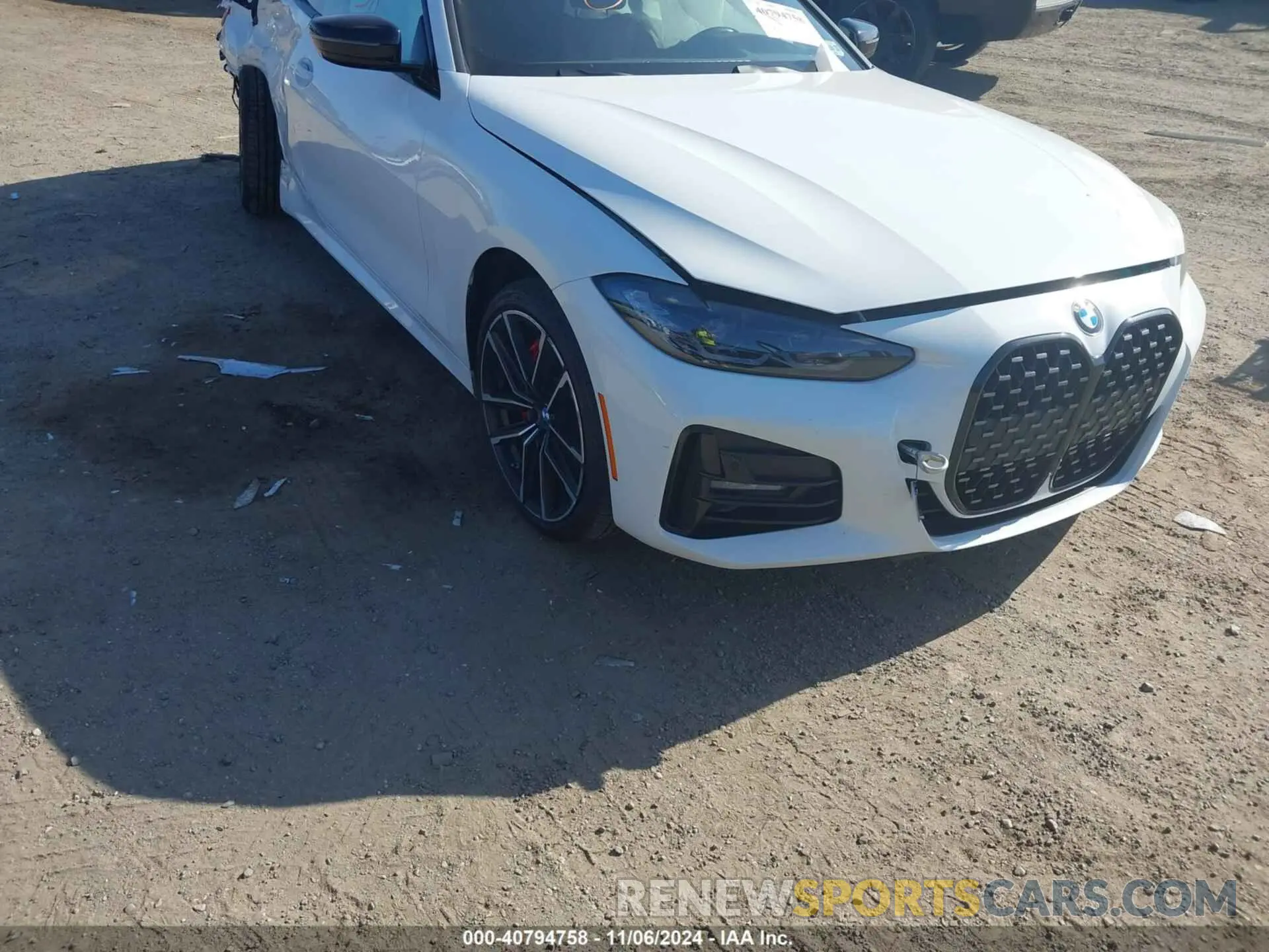 1 Photograph of a damaged car WBA73AP03PCL39097 BMW 430I 2023