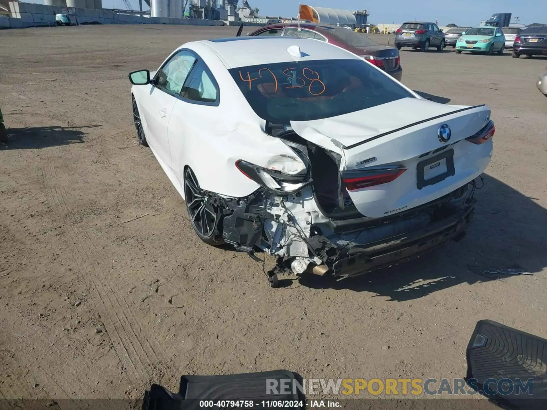 3 Photograph of a damaged car WBA73AP03PCL39097 BMW 430I 2023