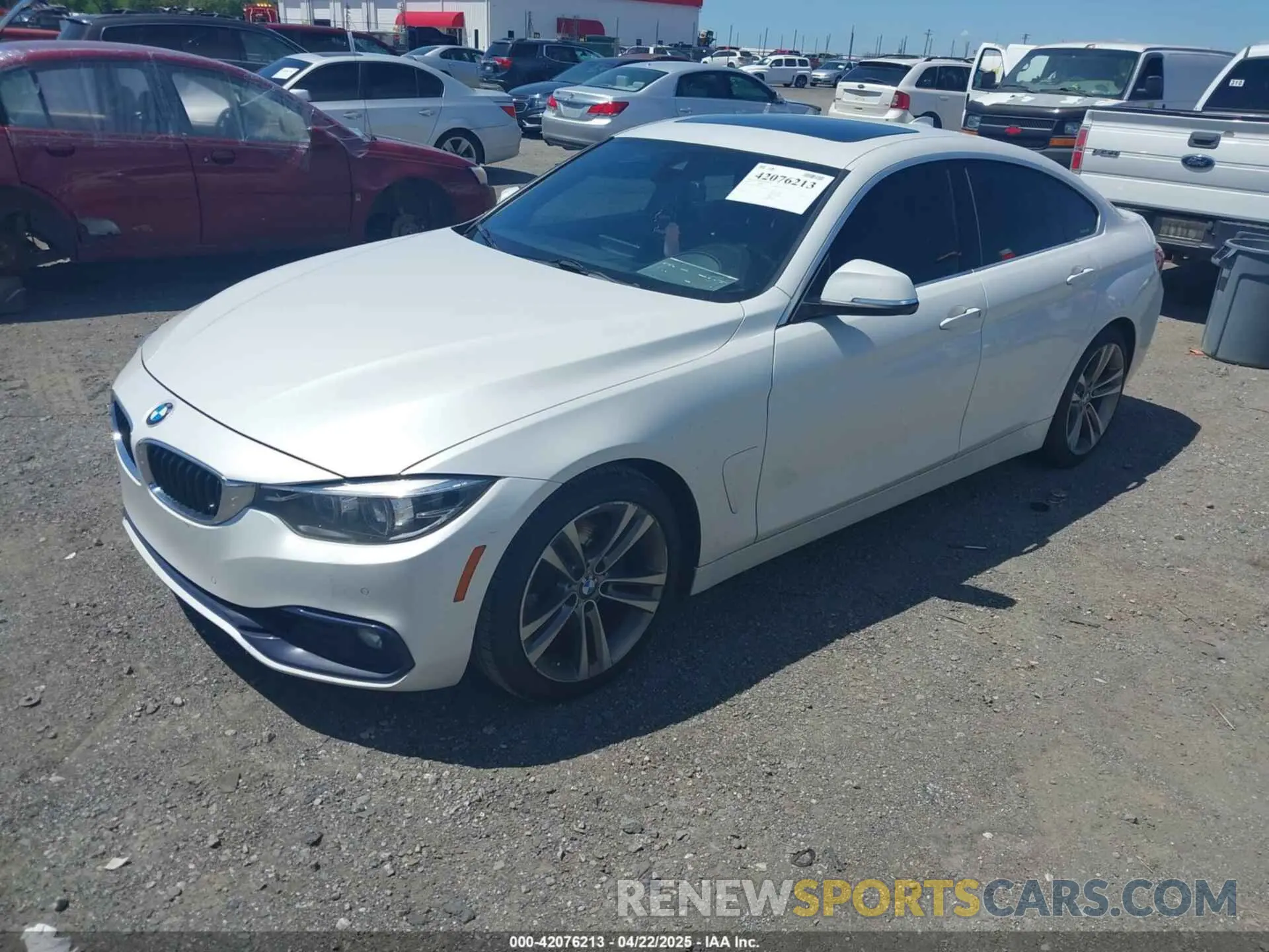 2 Фотография поврежденного автомобиля WBA4J1C51KBM12850 BMW 430I GRAN COUPE 2019